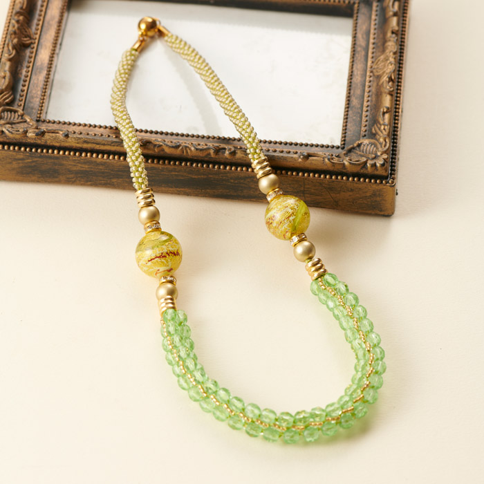 マダムKのビーズくみひもジュエリーネックレス　色々セット　ディスク 楽天市場】手芸キットくみひもジュエリーネックレスツィンクル