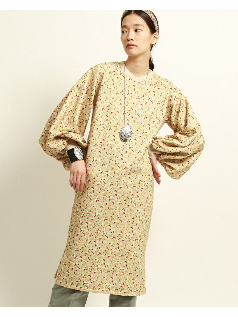 FUMIE=TANAKA Ray BEAMS 別注 プリント スウェット ワンピース Fashion