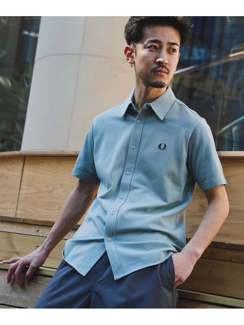 楽天市場】FRED PERRY × Ray BEAMS / 別注 プリーツ シャツ Ray BEAMS
