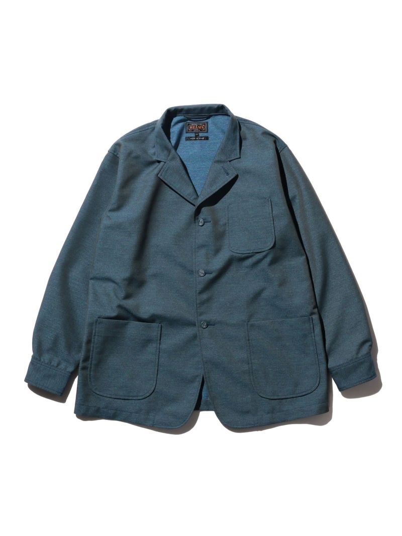 【SALE／50%OFF】4B Cuffs Jacket Iridescent Twill BEAMS PLUS ビームス アウトレット ジャケット・アウター テーラードジャケット・ブレザー カーキグリーン グリーン ブルー【RBA_E】【送料無料】[ Fashion]｜BEAMS OUTLET