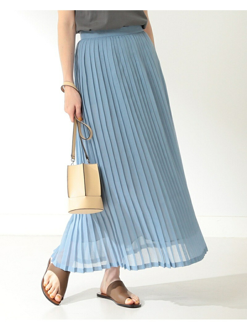 Demi Luxe Beams プリーツスカート アウトレット シアーボイル ビームス