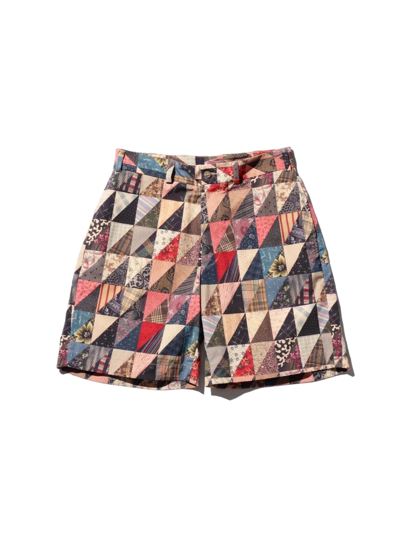 【SALE／50%OFF】Plain Front Shorts Polyester Dobby Patchwork Print BEAMS PLUS ビームス アウトレット パンツ その他のパンツ【RBA_E】【送料無料】[ Fashion]｜BEAMS OUTLET 11,000円