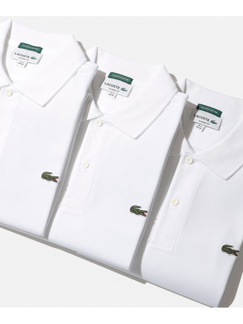 【SALE／30%OFF】【別注】LACOSTE / 遊撃手 捩り スポーツシャツ BEAMS ビームス 逃げ口 トップス スポーツシャツ【RBA_E】【貨物輸送無料】[ Fashion]