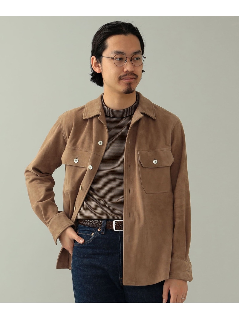 Cinquanta EDIFICE別注 ラムレザー スエード ジャケット EDIFICE｜ラムレザー フレンチアンティーク ライダース