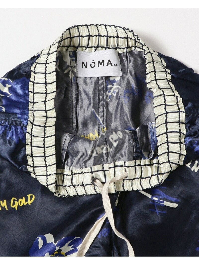 NOMA t.d. × Ray BEAMS / 別注フローラルトラックパンツの+