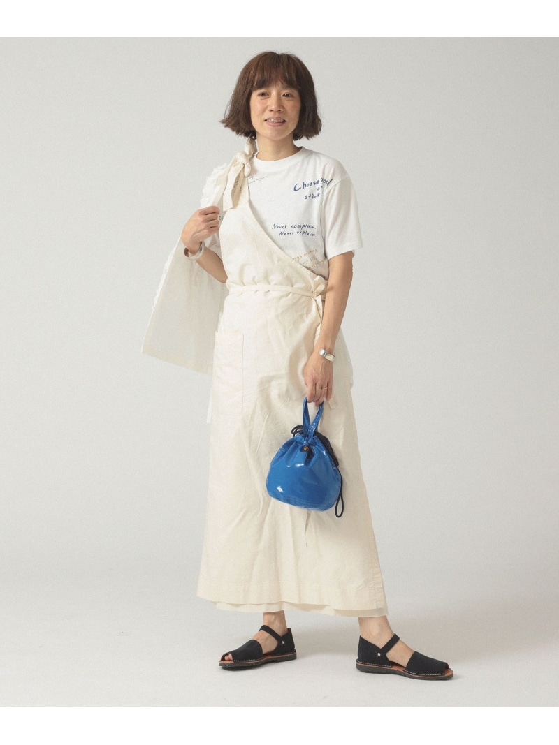 【SALE／60%OFF】ワンショルダー エプロン ワンピース BEAMS BOY ビームス アウトレット ワンピース・ドレス ワンピース ホワイト グレー【RBA_E】【送料無料】[ Fashion]