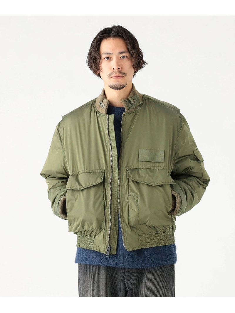 【SALE／40%OFF】【別注】SPIEWAK / G8 上衣 B:MING by BEAMS ビームス 逃げ道 ジャケット・アウター 上衣・前掛け 黒いこと 緑であること【RBA_E】【貨物輸送無料】[ Fashion]