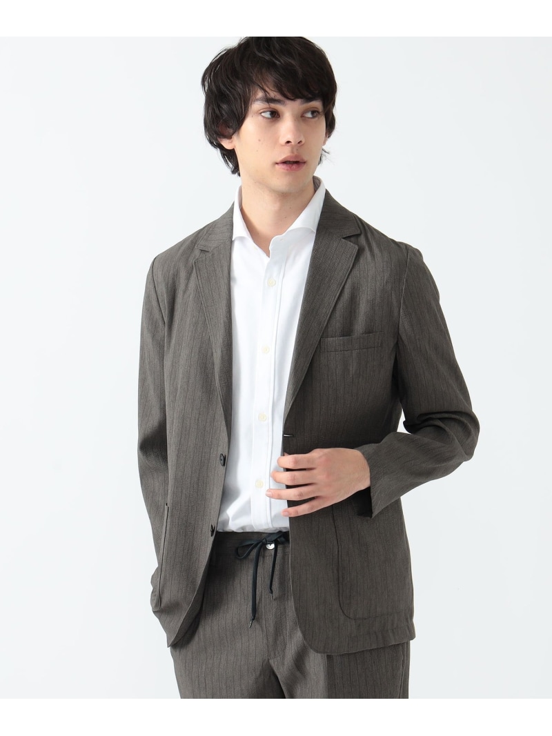 【SALE／60%OFF】シアサッカー ストライプ 2ボタン ジャケット(セットアップ対応) BEAMS HEART MEN ビームス アウトレット ジャケット・アウター テーラードジャケット・ブレザー グリーン【RBA_E】【送料無料】[ Fashion] 6,019円