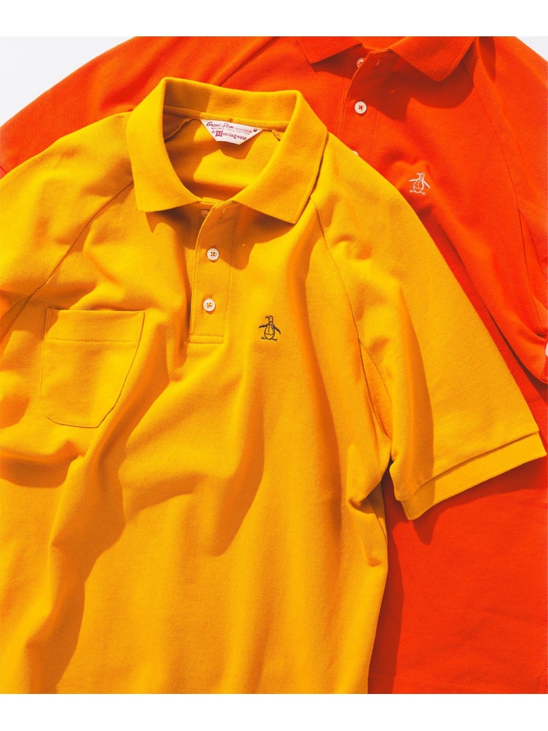【SALE／50%OFF】Munsingwear / Solid Poloshirt BEAMS PLUS ビームス アウトレット トップス ポロシャツ ブルー オレンジ ゴールド ブラック【RBA_E】【送料無料】[ Fashion]