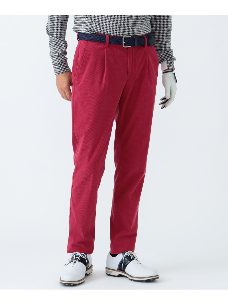 【SALE／60%OFF】PURPLE LABEL / トリコットコーデュロイ ストレッチパンツ BEAMS GOLF PURPLE LABEL ビームス アウトレット パンツ その他のパンツ グレー ネイビー ピンク【RBA_E】【送料無料】[ Fashion]｜BEAMS OUTLET