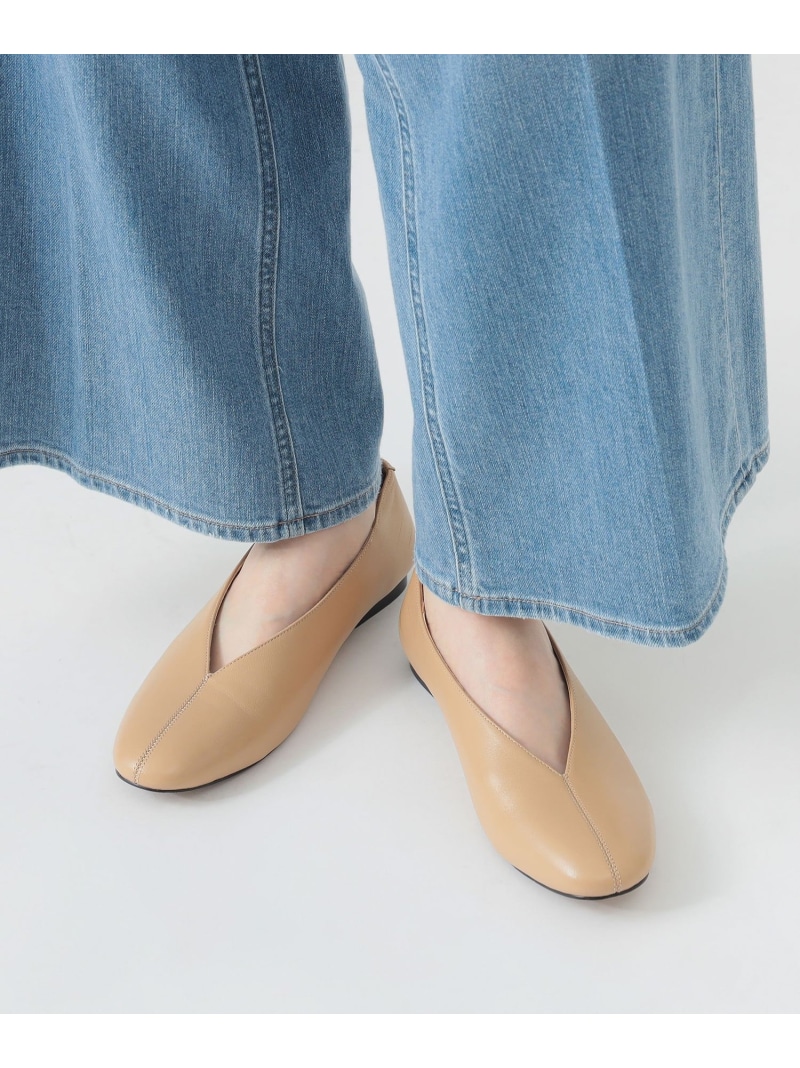 【SALE／30%OFF】REMME / Vカット パンプス(23.5cm~24.5cm) B:MING by BEAMS ビームス アウトレット シューズ・靴 パンプス ベージュ ブラック【RBA_E】【送料無料】[ Fashion]