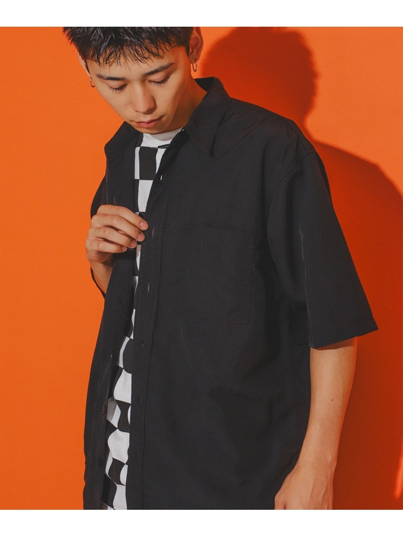 【SALE／50%OFF】BEAMS / 撥水 アクティブ シャツ BEAMS ビームス アウトレット トップス シャツ・ブラウス ブルー グレー ブラック【RBA_E】【送料無料】[ Fashion]