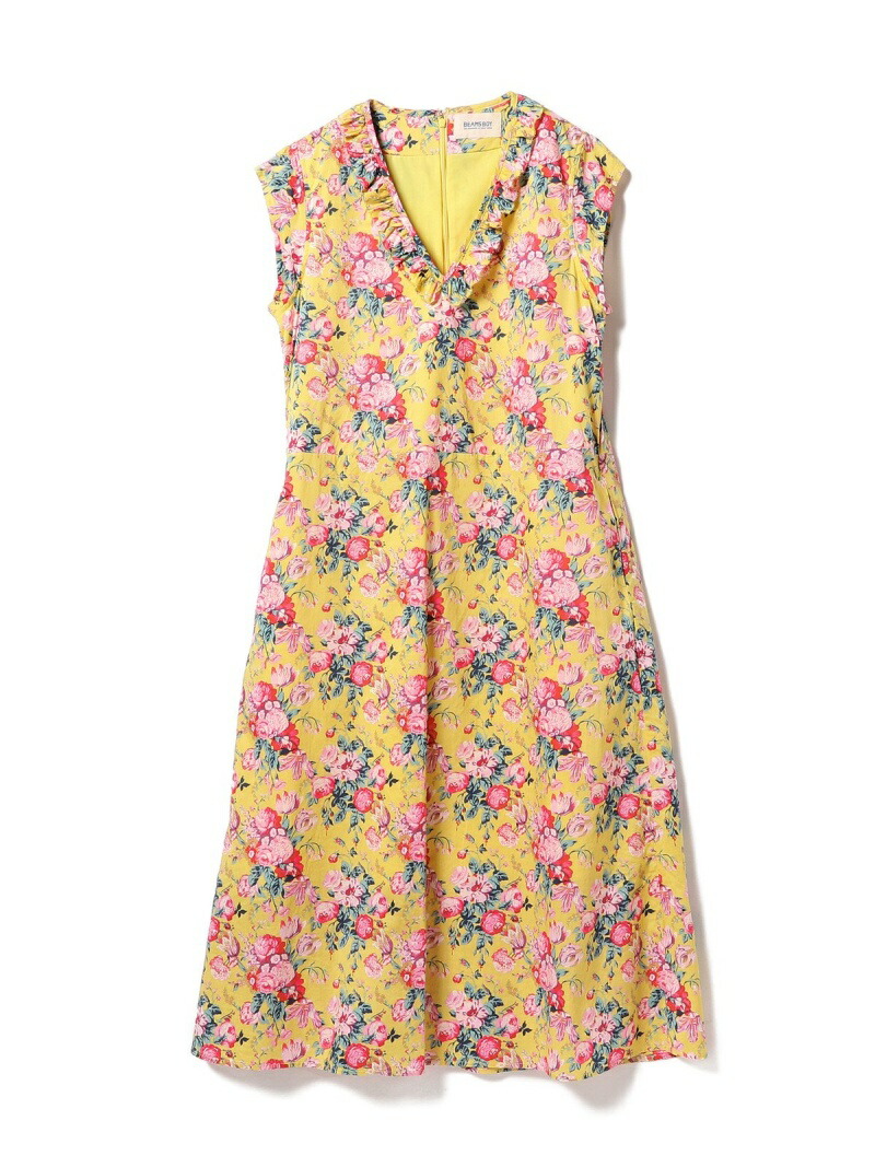 楽天市場 Sale 70 Off Beams Boy リバティ Vネック ロング ワンピース Beams Boy ビームス アウトレット ワンピース シャツワンピース イエロー ネイビー Rba E 送料無料 Rakuten Fashion Beams Outlet