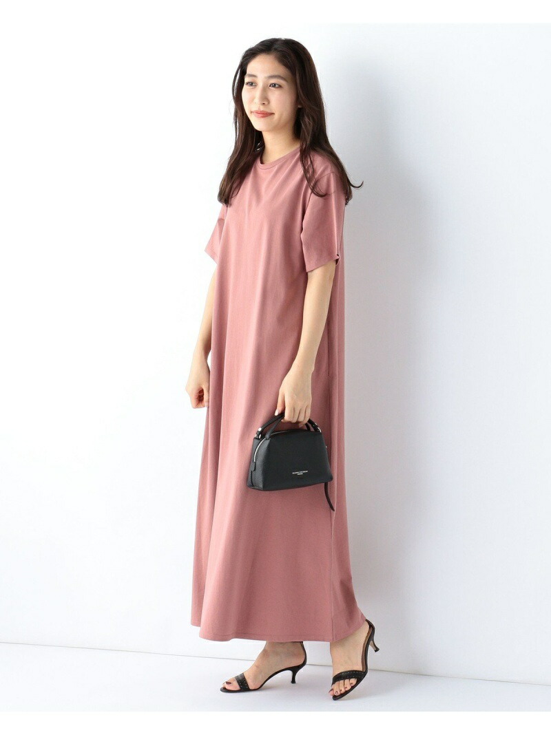 楽天市場 Demi Luxe Beams コットン天竺 ワンピース Demi Luxe Beams ビームス アウトレット ワンピース 半袖 ワンピース グレー ピンク 送料無料 Rakuten Fashion Beams Outlet