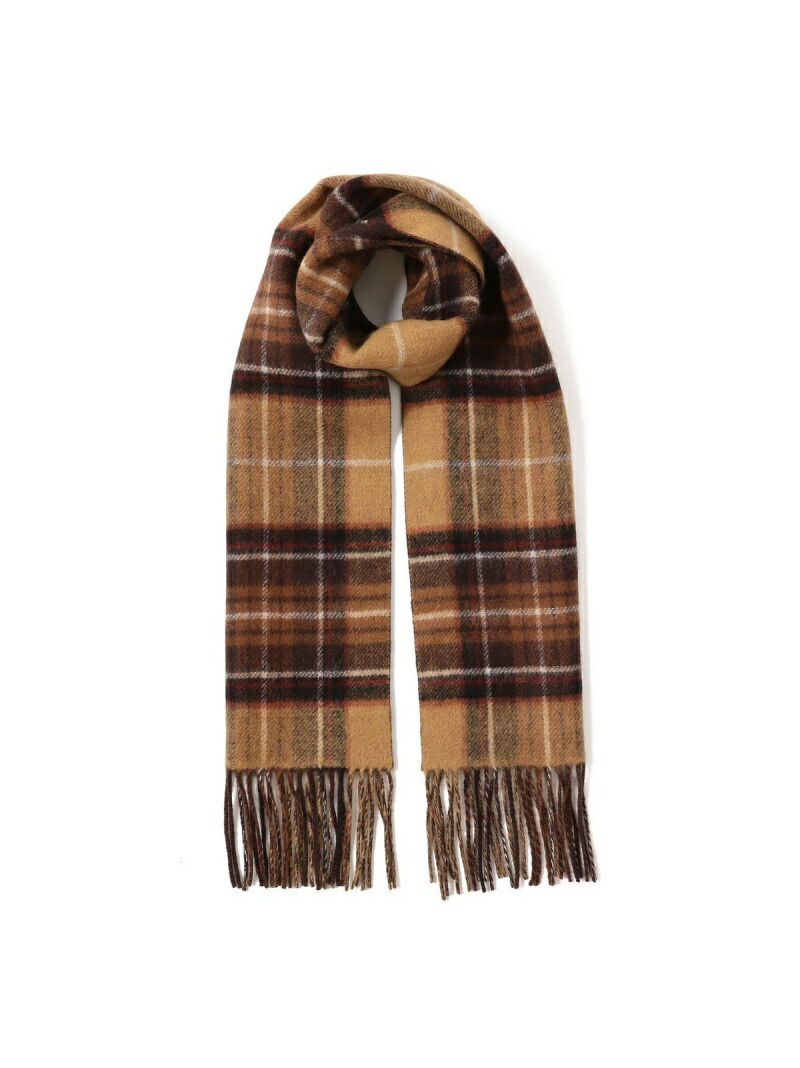 Beams Heart ビームス ブラウンチェック ダブルフェイス マフラー