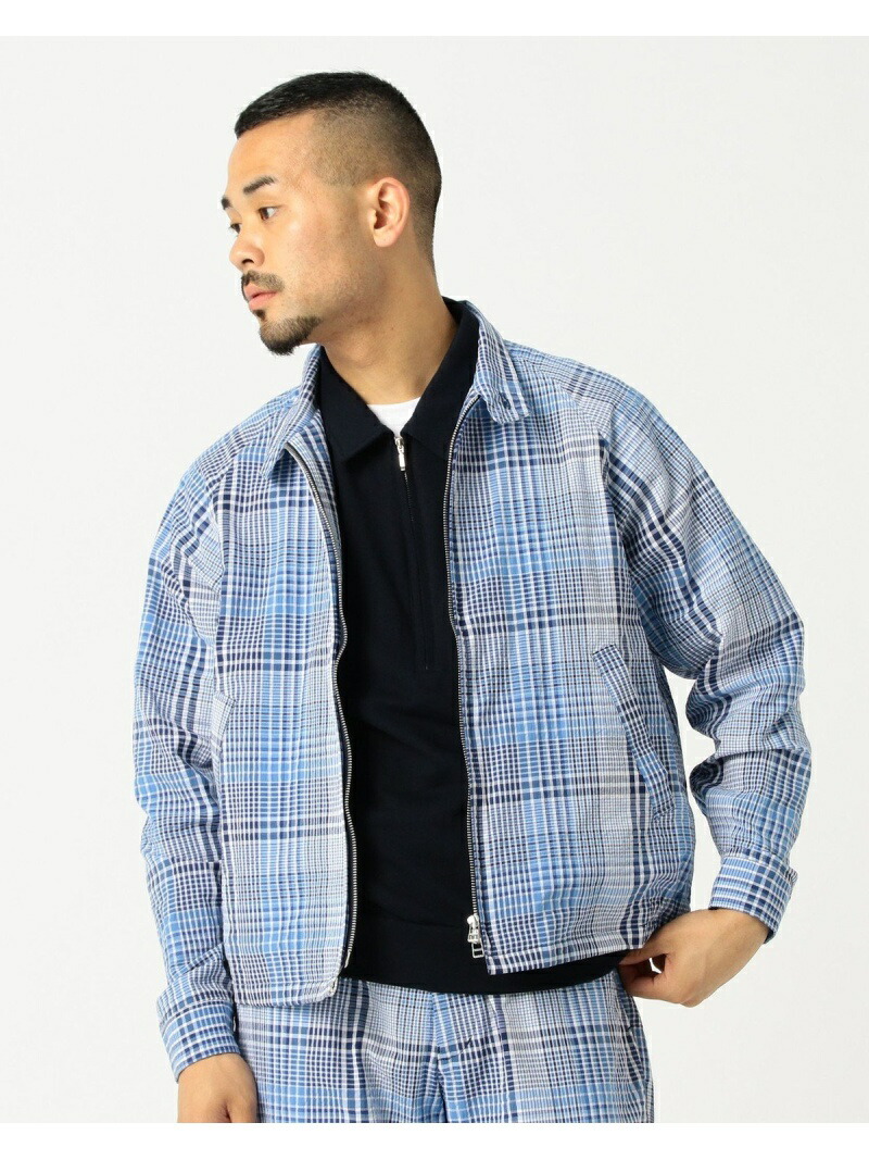 格安販売の コート ジャケット Plus Beams Fashion Sale 50 Off Tube Rakuten ブルー Rba E 送料無料 ブルゾン コート ジャケット アウトレット ビームス Men Beams ブルゾン スタンドカラー チェック 別注 Www Smartorthodontics Com Au