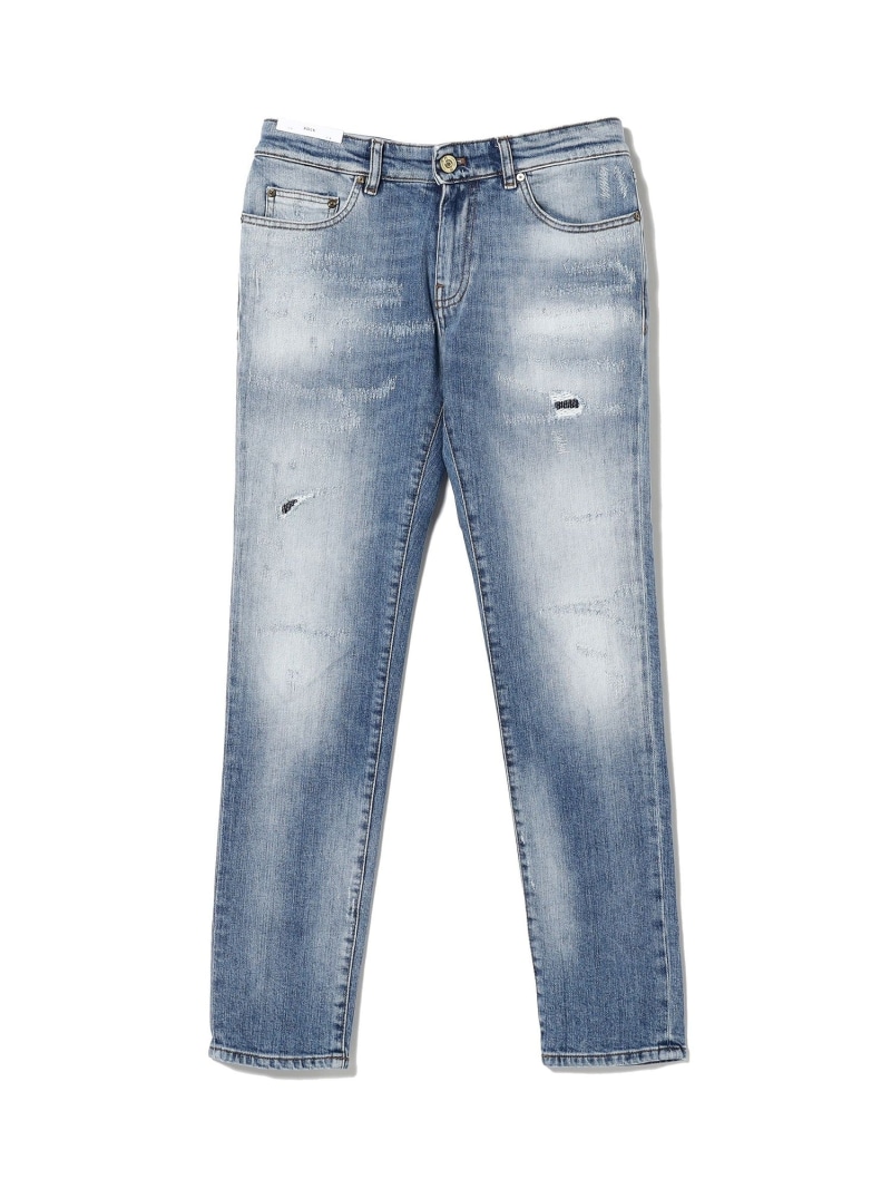 【SALE／50%OFF】PT TORINO / ROCK ダメージ デニム ジーンズ Brilla per il gusto ビームス アウトレット パンツ ジーンズ・デニムパンツ ネイビー【RBA_E】【送料無料】[ Fashion]｜BEAMS OUTLET