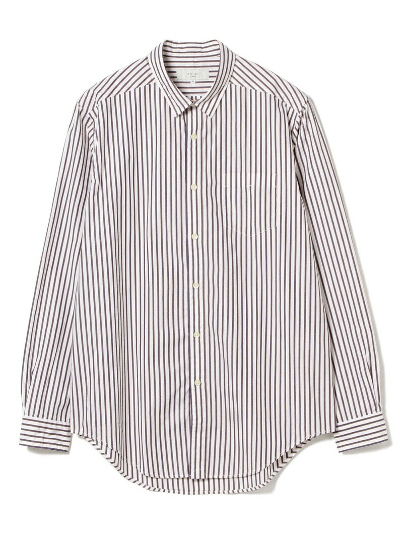 再入荷 シャツ ブラウス アウトレット ビームス Beams By B Ming レギュラーカラーシャツ ストライプ リラックスフィット Beams By Fashion B Ming Rakuten 長袖シャツ ブルー 送料無料 ホワイト Ca9709 Gomelavto By