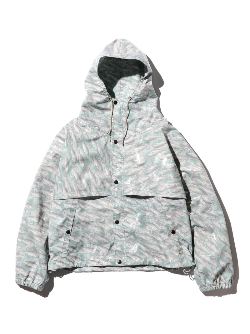 【SALE／60%OFF】BEAMS PLUS / ナイロン プリント ウォーター フィルム クルーザー ジャケット BEAMS PLUS ビームス アウトレット ジャケット・アウター ブルゾン・ジャンパー【RBA_E】【送料無料】[ Fashion]