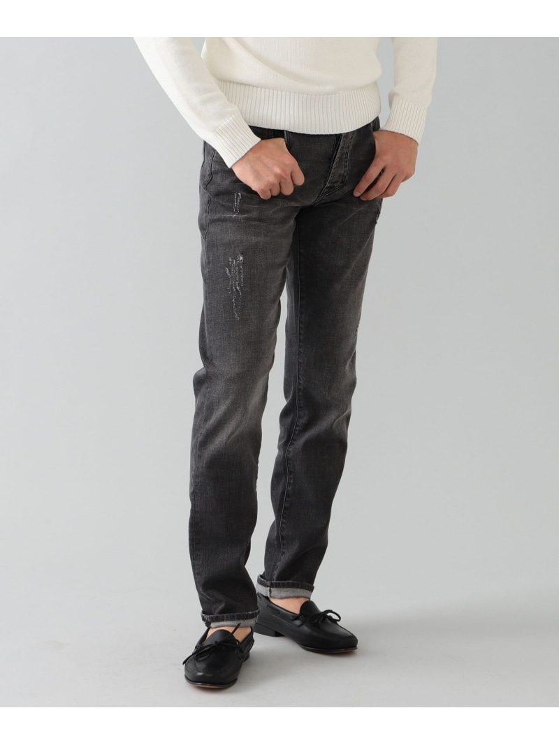 【SALE／40%OFF】YCHAI / PANATELA ブラック ダメージ デニム ジーンズ Brilla per il gusto ビームス アウトレット パンツ ジーンズ・デニムパンツ ブラック【RBA_E】【送料無料】[ Fashion] 18,315円