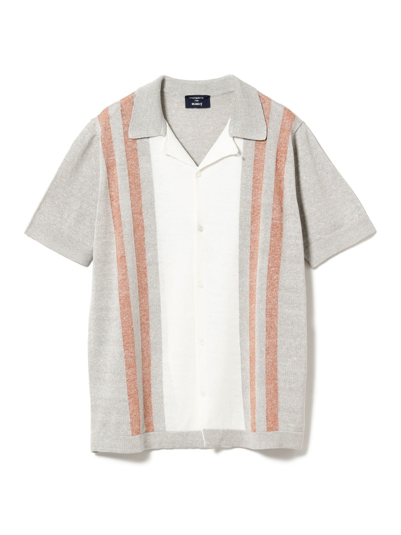 【SALE／60%OFF】MORGANO / リネン綿織物 12ゲージ 原油生産ティーシャツ BEAMS F ビームス 降車口 トップス ティーシャツ・トップ【RBA_E】【貨物輸送無料】[ Fashion]