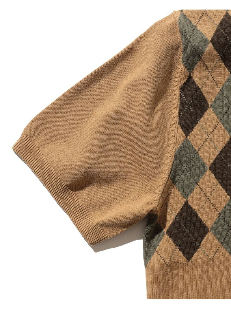 Beams Plus アーガイル ニット ポロシャツ Diasa Com Br