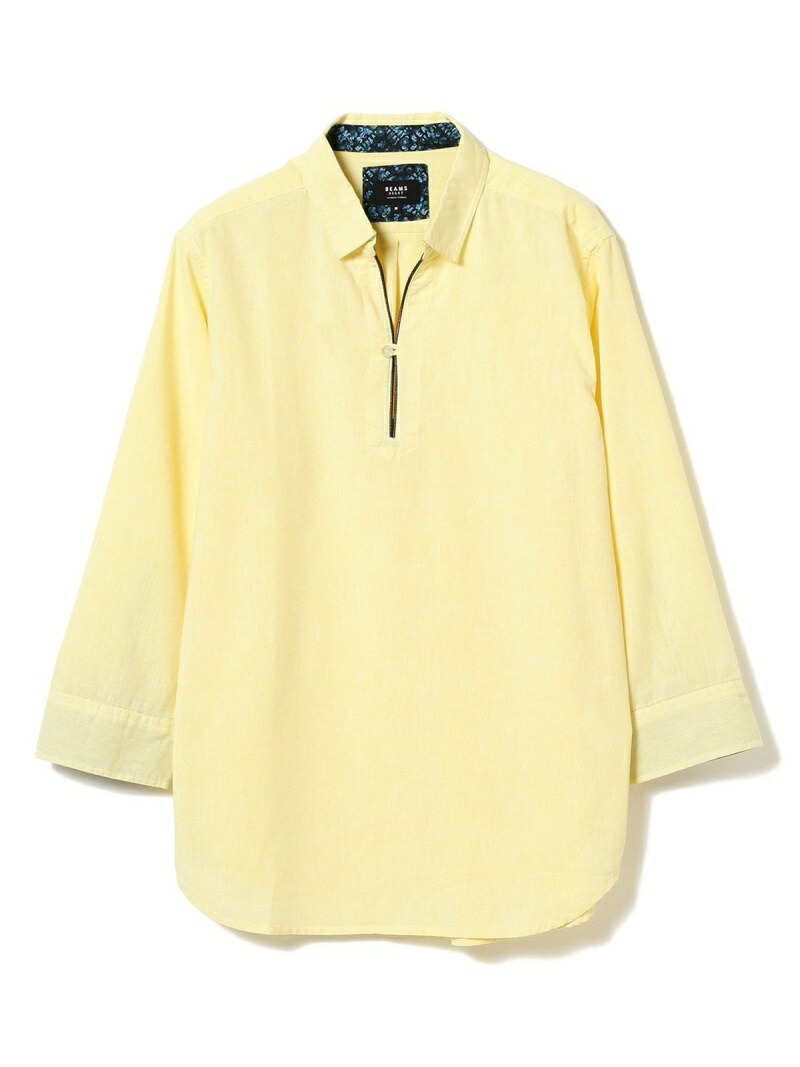 【SALE／50%OFF】BEAMS HEART / プルオーバーシャツ BEAMS HEART ビームス アウトレット トップス シャツ・ブラウス イエロー ネイビー ピンク ホワイト【RBA_E】[Rakuten Fashion]