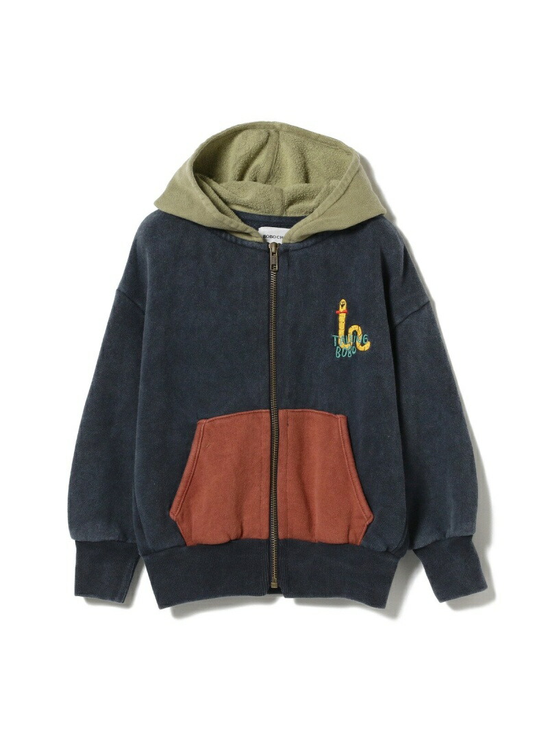 BOBO CHOSES 2~11才 Fashion Hoodie Rakuten Zipped こども アウトレット コート ジャケット テーラードジャケット  ビームス 最大73%OFFクーポン Zipped