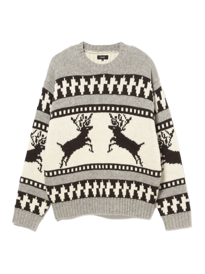 【SALE／40%OFF】ウインター クルーネックニット BEAMS ビームス アウトレット トップス ニット【RBA_E】【送料無料】[ Fashion]
