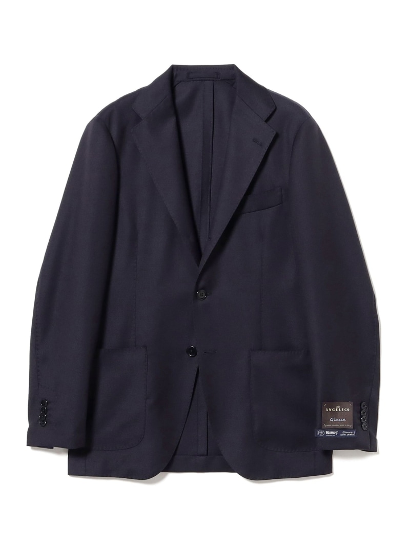 【SALE／30%OFF】NEW EASY ANGELICO ウール ソリッド ジャケット BEAMS F ビームス アウトレット ジャケット・アウター テーラードジャケット・ブレザー ネイビー【RBA_E】【送料無料】[ Fashion]
