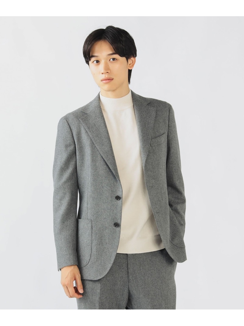 【SALE／60%OFF】フランネル ジャケット 25AW(セットアップ対応) BEAMS HEART MEN ビームス アウトレット ジャケット・アウター テーラードジャケット・ブレザー グレー ネイビー【RBA_E】【送料無料】[ Fashion]｜BEAMS OUTLET