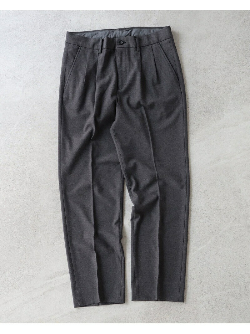 【SALE／60%OFF】BEAMS 2プリーツ テーパード スラックス BEAMS MEN ビームス アウトレット パンツ  その他のパンツ グレー ブラック ブラウン【RBA_E】【送料無料】[Rakuten Fashion] BEAMS OUTLET