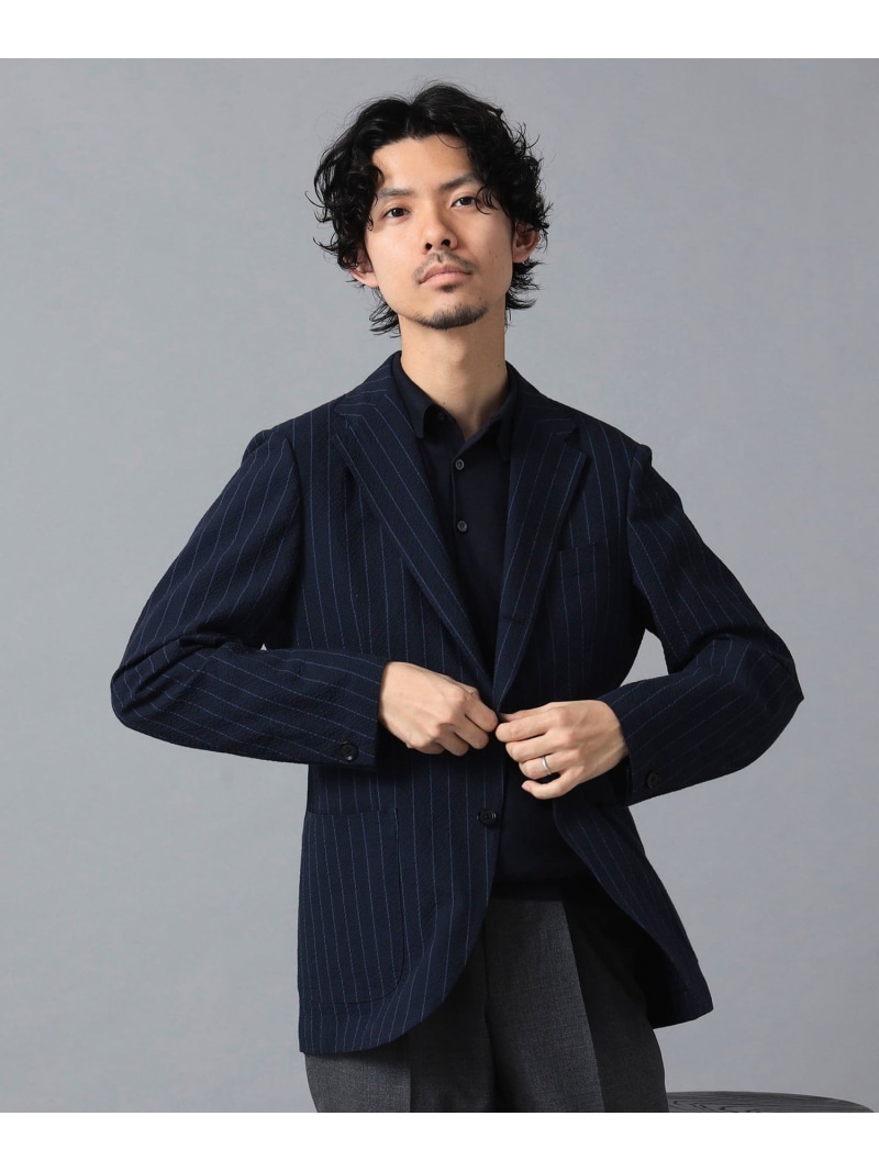 BEAMS FビームスF オリジナルEASYジャケット50ネイビー 日本製 BEAMS F＞EASY BLAZER｜ビームスF 新宿｜BEAMS