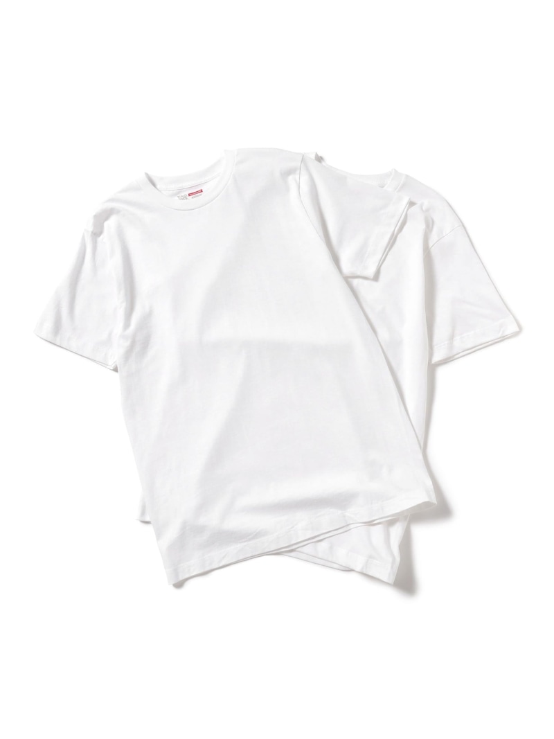 Healthknit / USA 2Pack Crew Neck T-shirt BEAMS PLUS ビームス メン トップス カットソー・Tシャツ ホワイト【送料無料】[ Fashion]