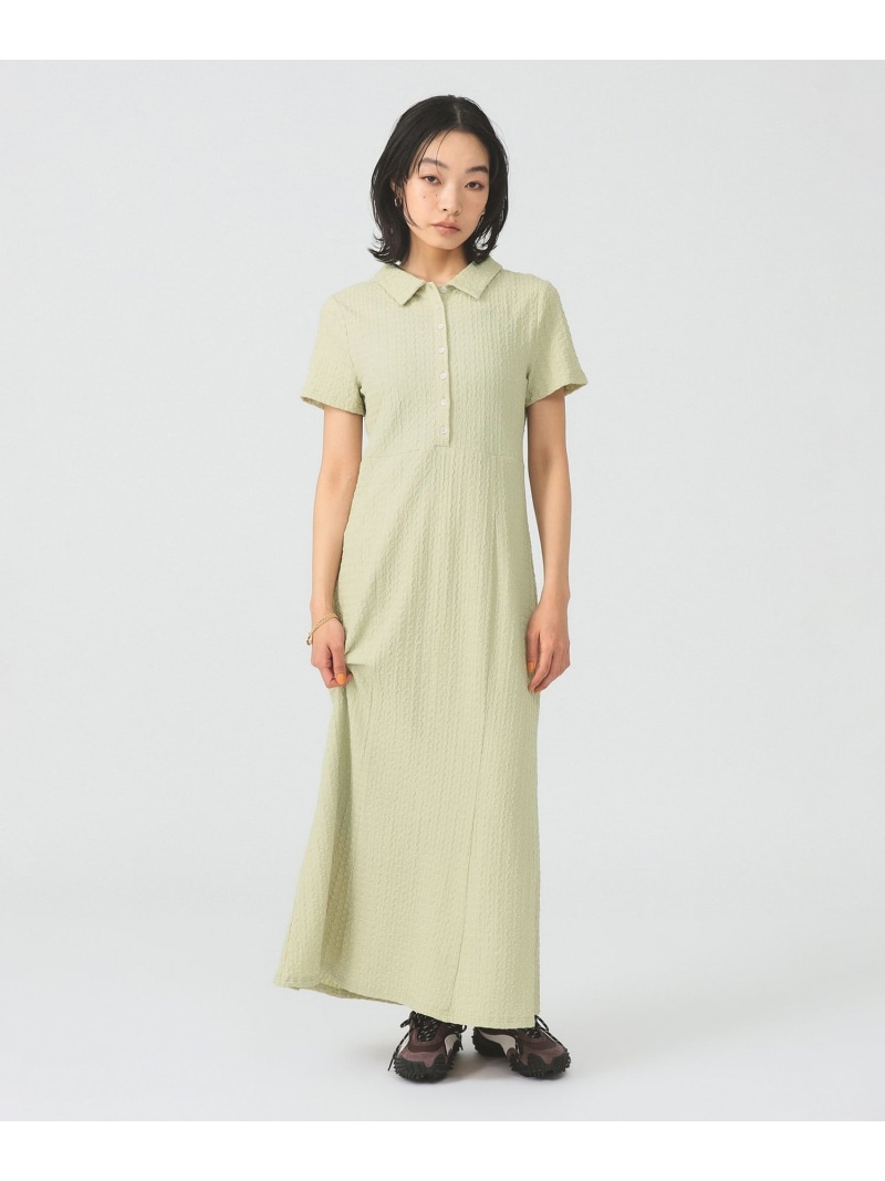カット ジャカード マーメイド ワンピース Ray BEAMS ビームス ウイメン ワンピース・ドレス ワンピース イエロー ブラウン【送料無料】[ Fashion]