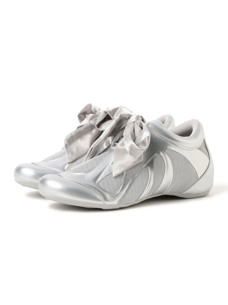 JW PEI / Rosie Bow Tie Low Top Sneakers Ray BEAMS ビームス ウイメン シューズ・靴 スニーカー しろがね色【貨物輸送無料】[ Fashion]