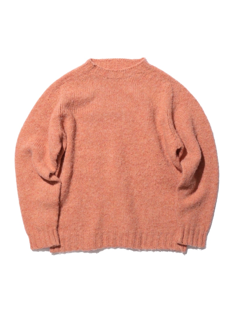 BEAMS PLUS / シャギー バーナード プルオーバー BEAMS PLUS ビームス メン トップス 編み物 緑であること オレンジ色 ベージュ【貨物輸送無料】[ Fashion]