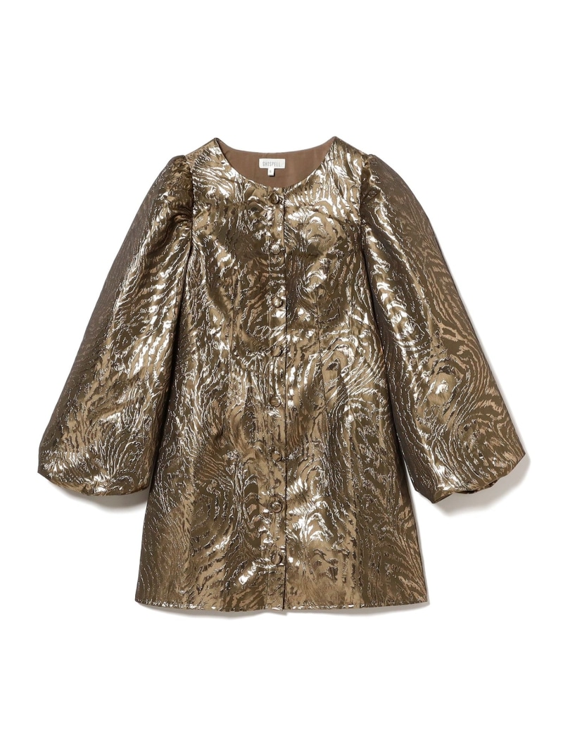 【SALE／40%OFF】GHOSPELL / Jouri Metallic Mini Dress Ray BEAMS ビームス ウイメン 衣装・御召しもの 余分の物の衣装・御召しもの ゴールド【RBA_E】【貨物輸送無料】[ Fashion]