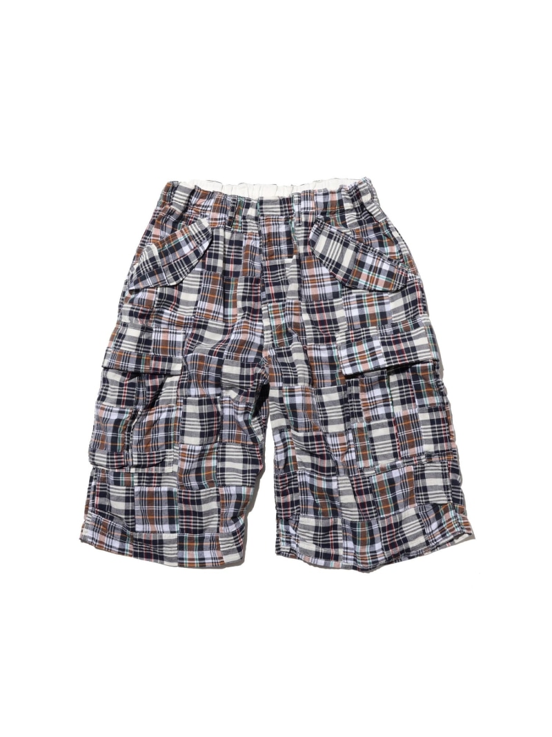 Beach 6 Pocket Shorts Patchwork Madras BEAMS PLUS ビームス メン パンツ その他のパンツ ネイビー【送料無料】[ Fashion]｜BEAMS／ビームス