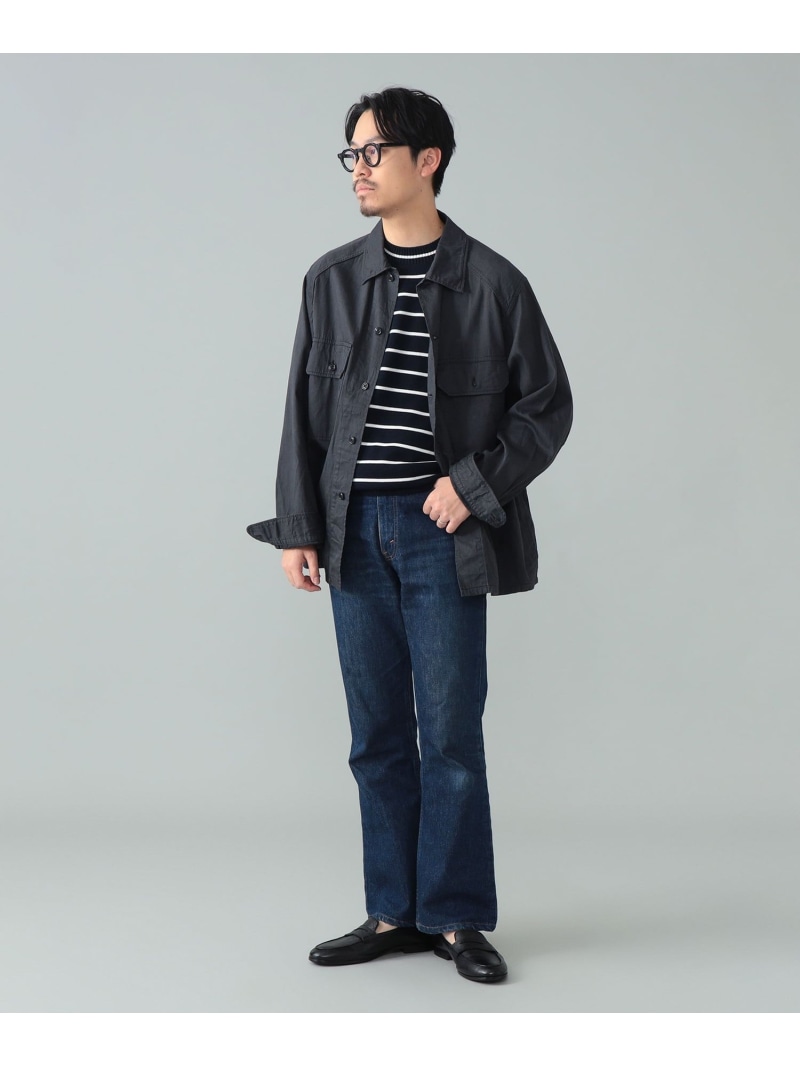*A VONTADE / デニム シャツ ジャケット BEAMS F ビームス メン ジャケット・アウター ブルゾン・ジャンパー ブラック【送料無料】[ Fashion]