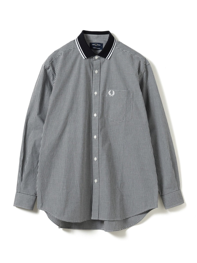楽天市場】FRED PERRY × Ray BEAMS / 別注 プリーツ シャツ Ray BEAMS