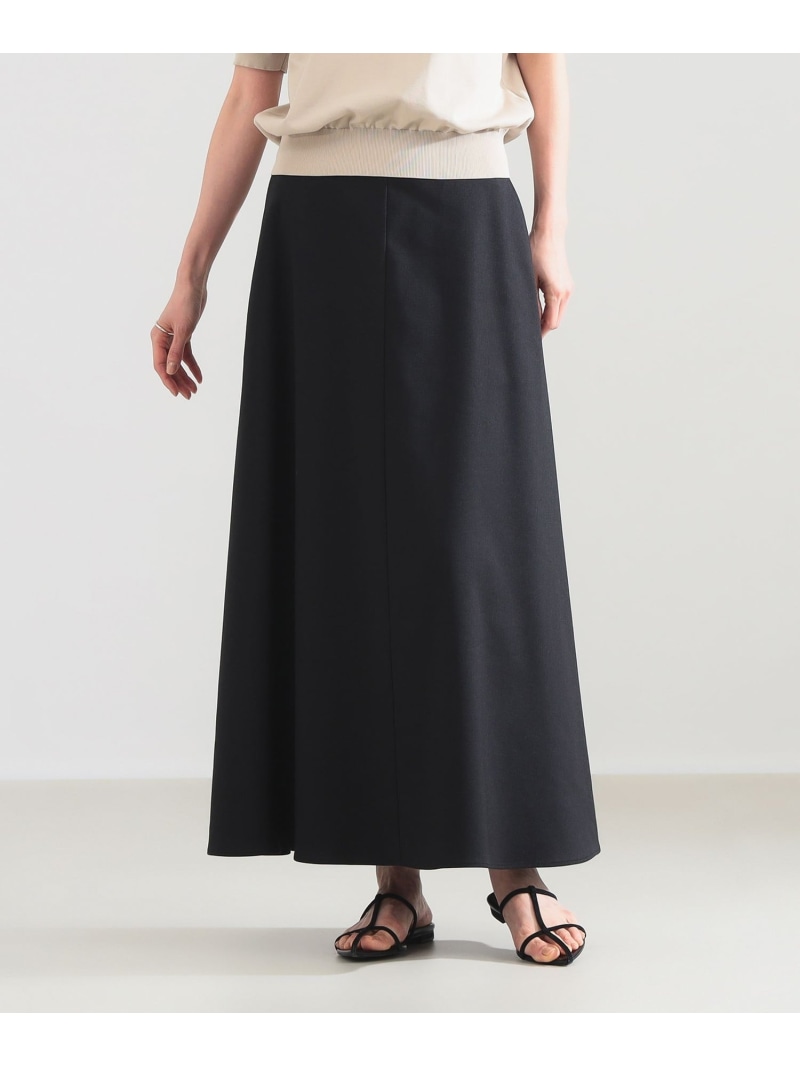 【SALE／40%OFF】【リネン混 / 手洗い可】ナチュラル オックス フレア スカート Demi-Luxe BEAMS デミルクス ビームス スカート その他のスカート ブラック ベージュ【RBA_E】【送料無料】[ Fashion]｜BEAMS／ビームス