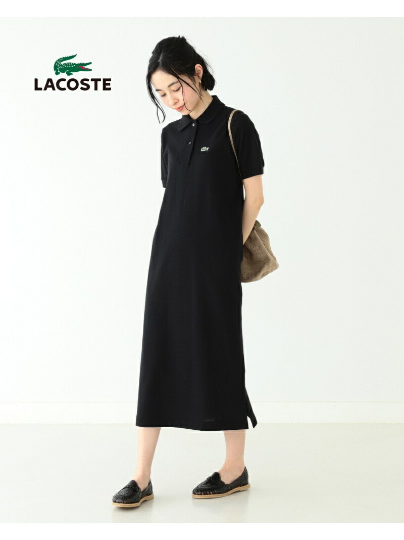 Lacoste Beams Boy 別注 ピケ 一治 Beams Boy ビームス ウイメン ワンピース 半袖ワンピース ネービーブルー 真っ黒 カーキ 送料無料 Rakuten Fashion Daemlu Cl
