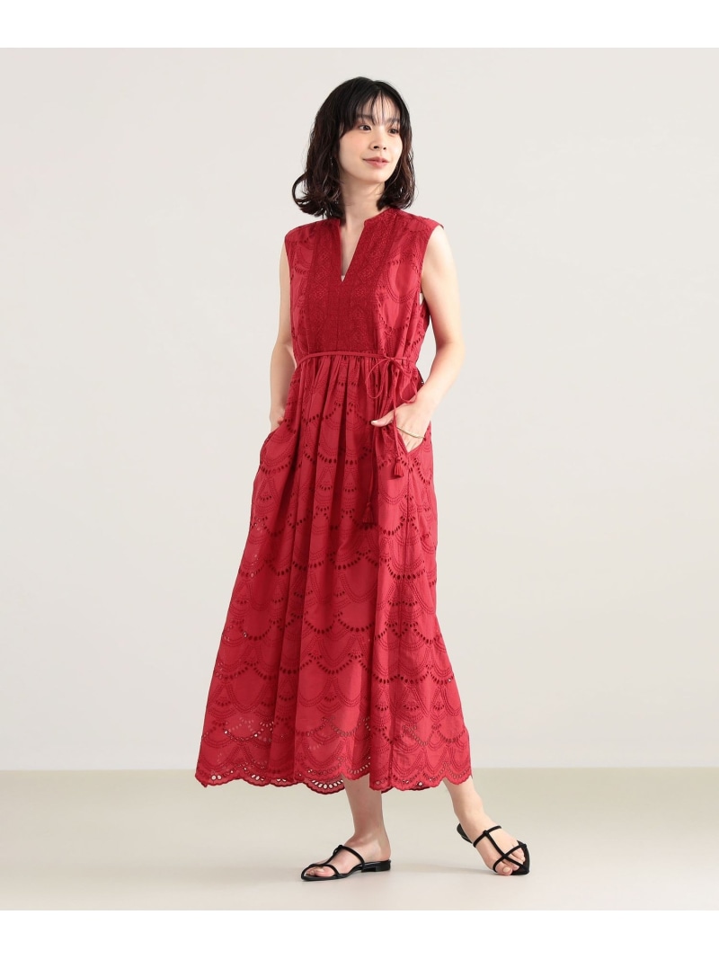 ne Quittez pas / 沸騰させる 一点 ノースリーブ 衣裳＜RED,ROYAL＞ Demi-Luxe BEAMS デミルクス ビームス 衣裳・御召しもの 余分の物の衣裳・御召しもの 赤いこと【貨物輸送無料】[ Fashion]