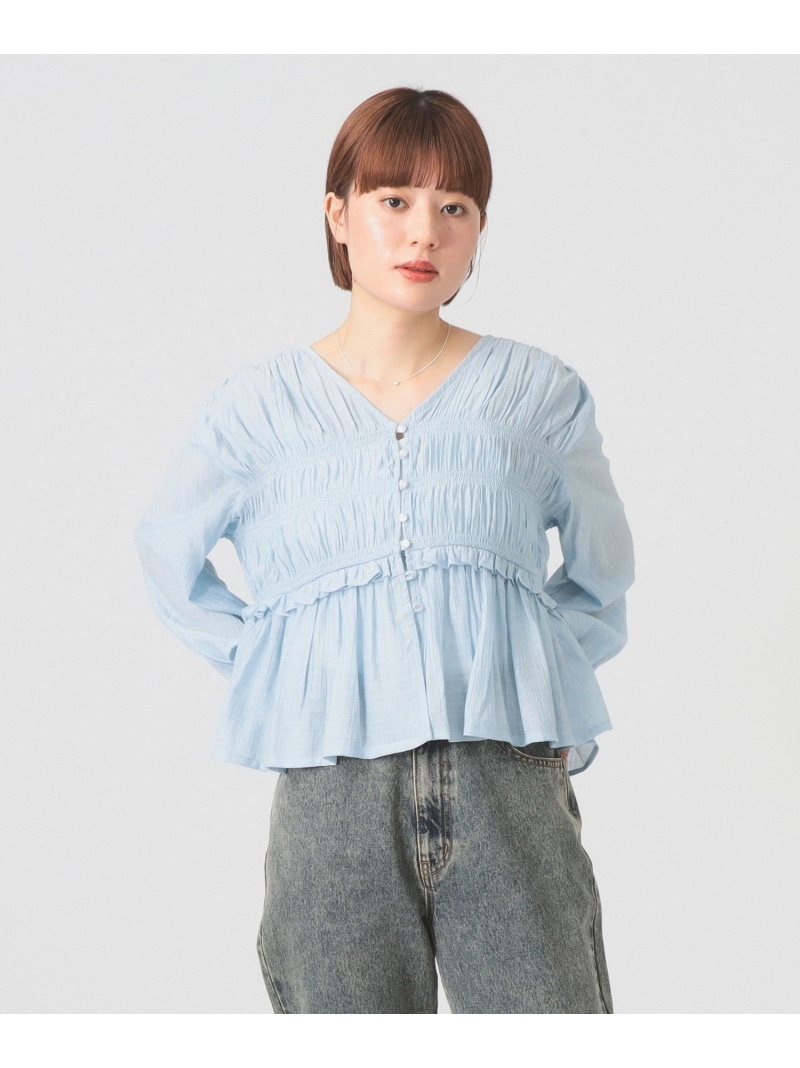 【BEAMS HEART】身寄りの引き出物になる日こそ、『らしさ』を意味ありげに。 レディースファッション-シャツ・ブラウス-トップス