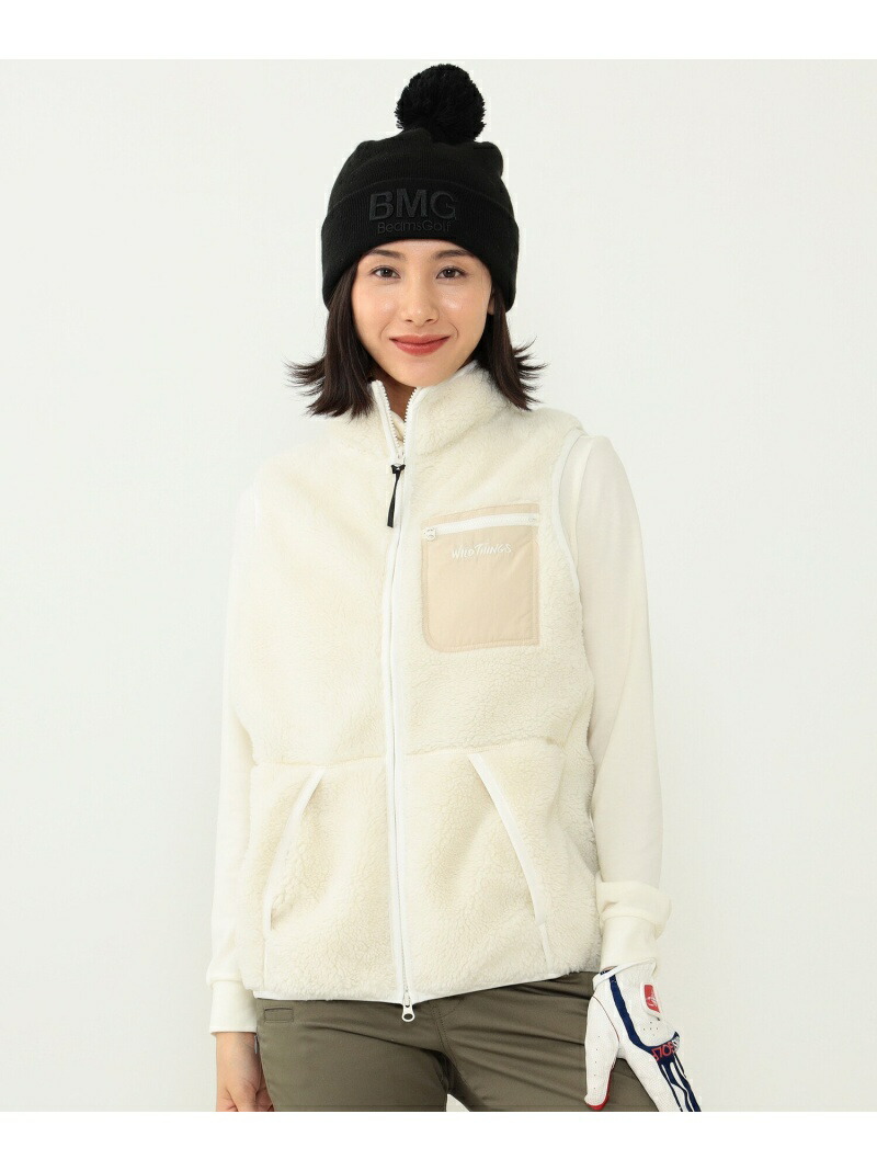 UNISEX WILD LABEL THINGS GOLF ORANGE ビームス 別注 BEAMS ベスト ボア