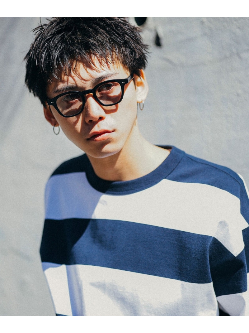 BEAMS｜NEW. / CHUMLEY\u0027S｜メンズ レディース 流行り物雑貨 黒眼鏡｜アイウェア｜赤銅色枠組み 青碧水晶体｜ヴィンテージ感 鏡面水晶体 光輝｜分かりやすい 普段使い走り｜夏物 BEAMS ビームス メン 流行り物雑貨 黒眼鏡 ブラッ【貨物輸送無料】[ Fashion]