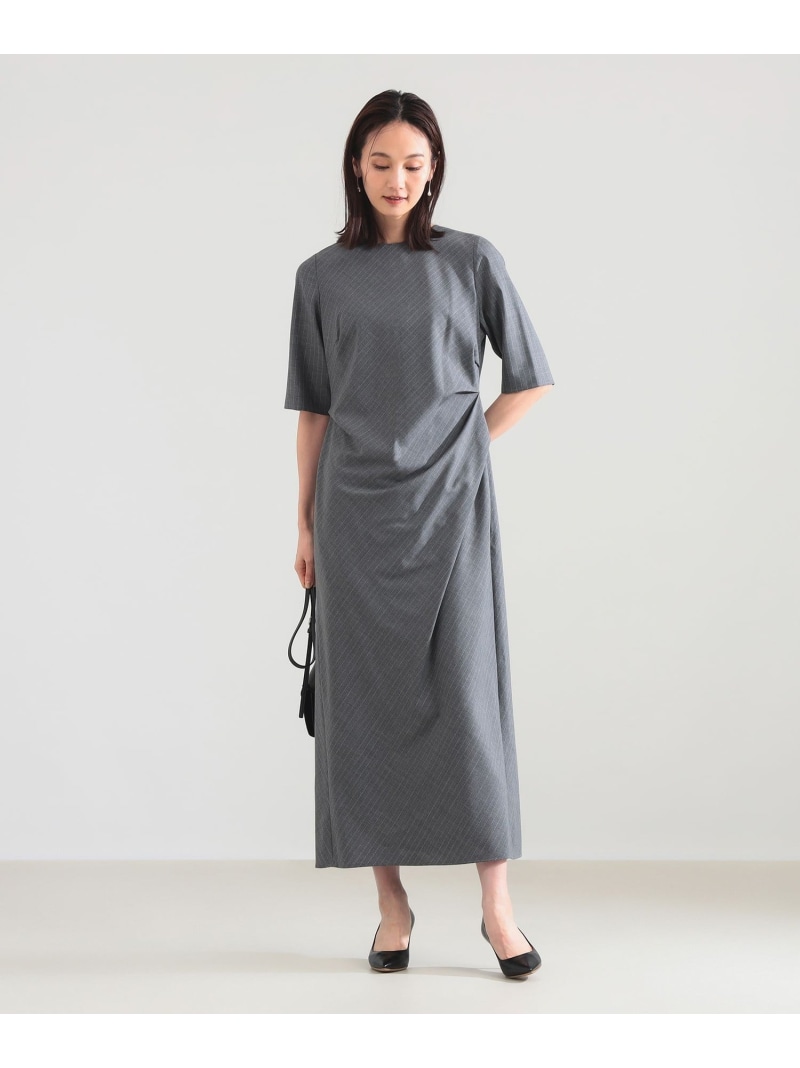 【SALE／40%OFF】【4/2新規値下げ】【手洗い可能】アシンメトリー タックバイアス ワンピース ビームスセレモニー2026 Demi-Luxe BEAMS デミルクス ビームス ワンピース・ドレス ワンピース ブラック【RBA_E】【送料無料】[ Fashion] 14,164円