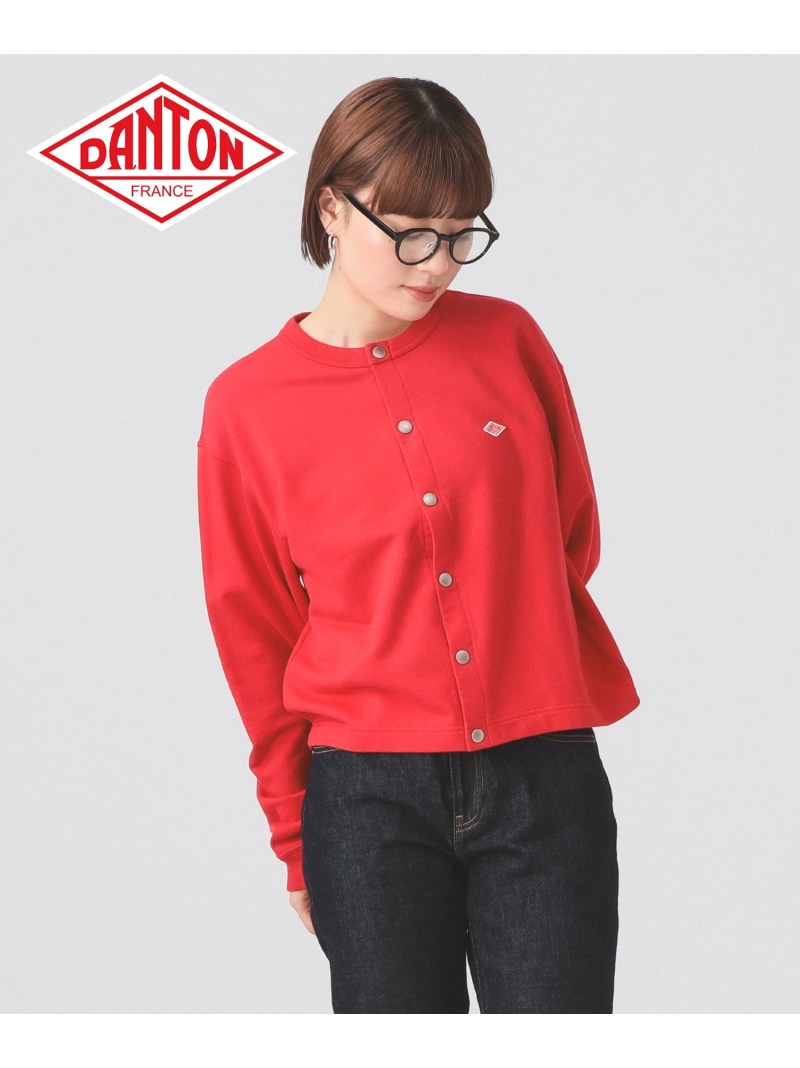 DANTON / 一点釦 労働者の一団のど首 ジレー Ray BEAMS ビームス ウイメン トップス ジレー 赤いこと【貨物輸送無料】[ Fashion]
