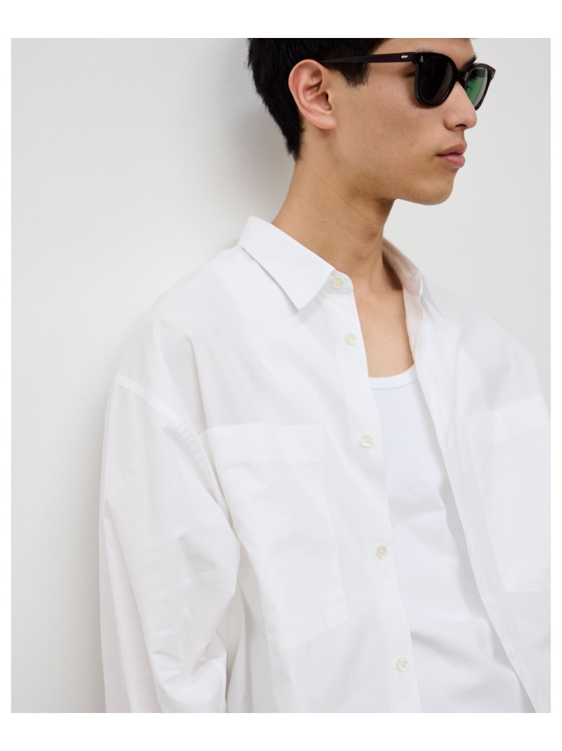 BEAMS｜Wide Arm Shirt｜メンズ 心地よいプルオーバー レギュラー色つや｜ワイドショートフィット｜印字機原料品 ハリ感｜雅びやか 柔らかい｜薄っぺら 透け感｜2026春夏 BEAMS ビームス メン トップス プルオーバー・トップ 白いこと 黄色【貨物輸送無料】[ Fashion]